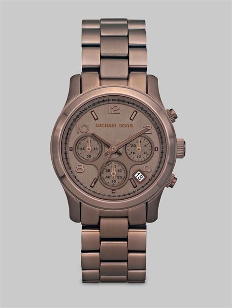 michael kors mens chocolate watches